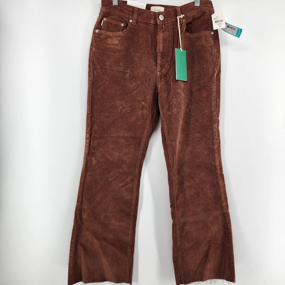 DL1961 Women's Size 29 Brown 8 Bridget High Rise Cropped‎ Bootcut Jeans NWT